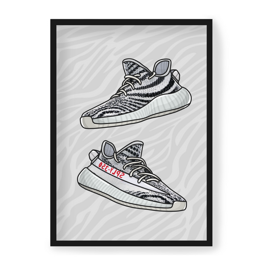 Poster Adidas Yeezy Boost 350 Zebra