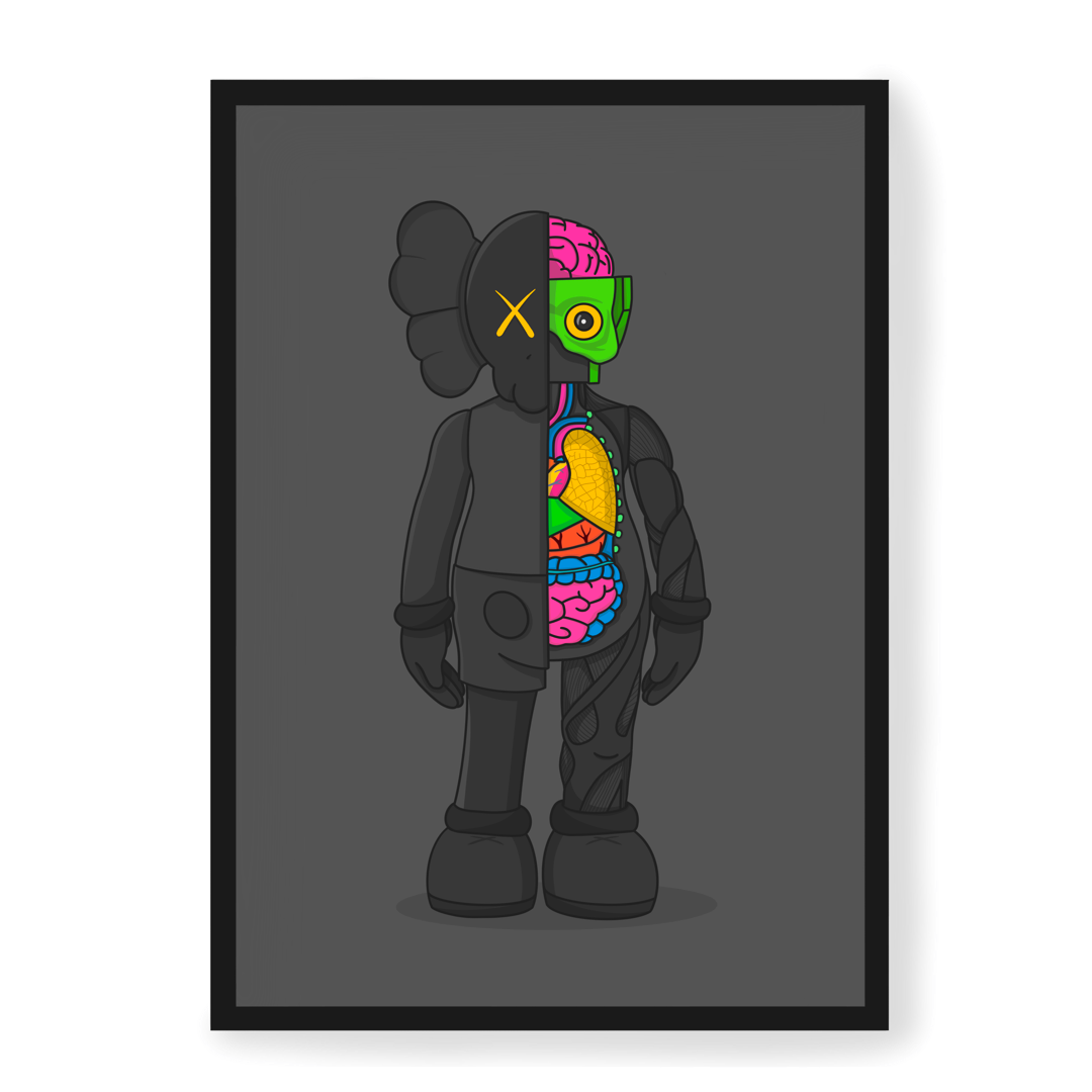 Poster Kaws Vinyl Figure