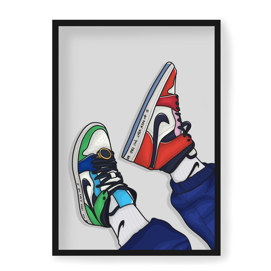 Poster Air Jordan 1 Mid Fearless Melody Ehsani