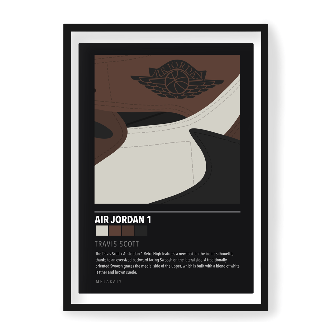 Poster Jordan 1 Travis Scott