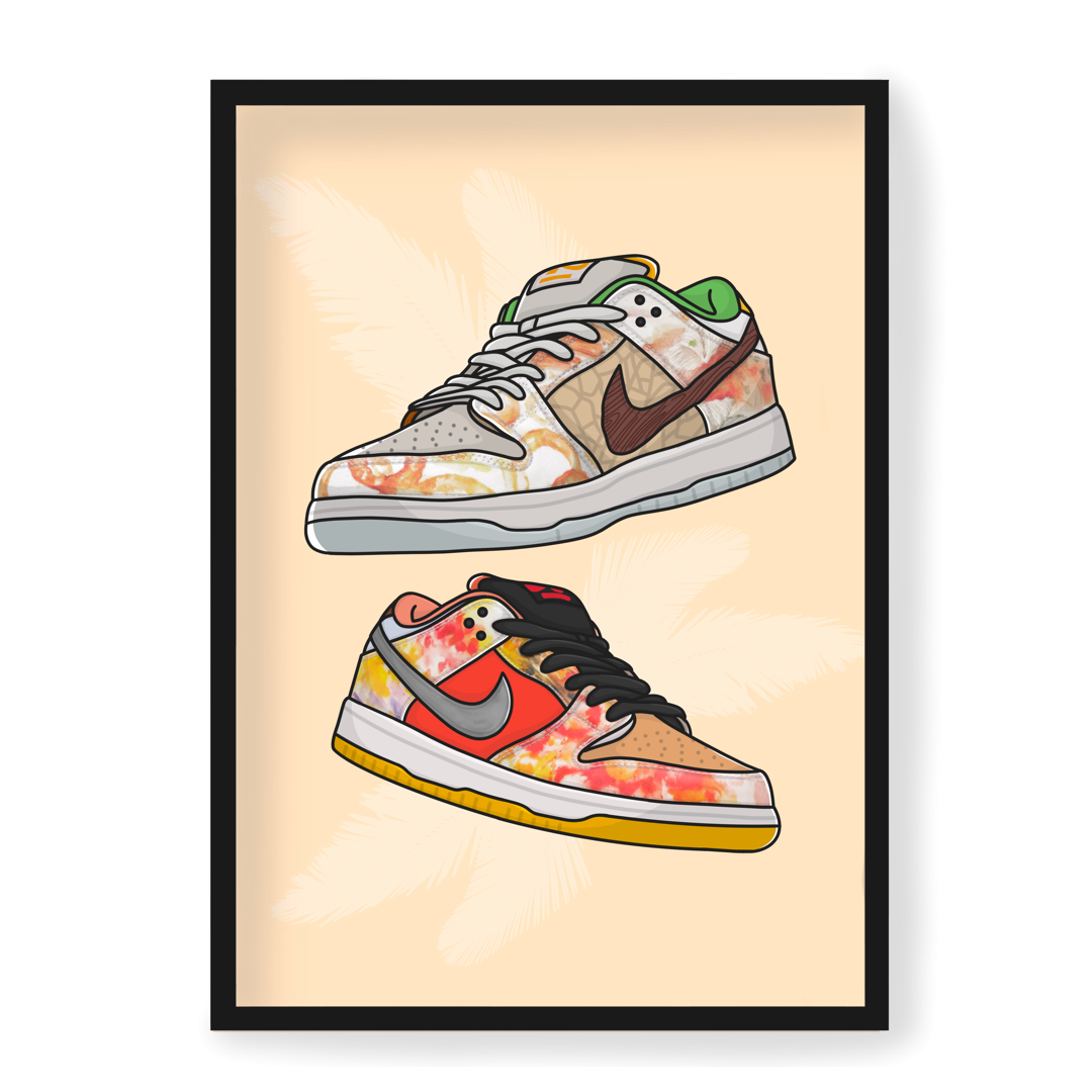 Poster Nike SB Dunk Street Hawker