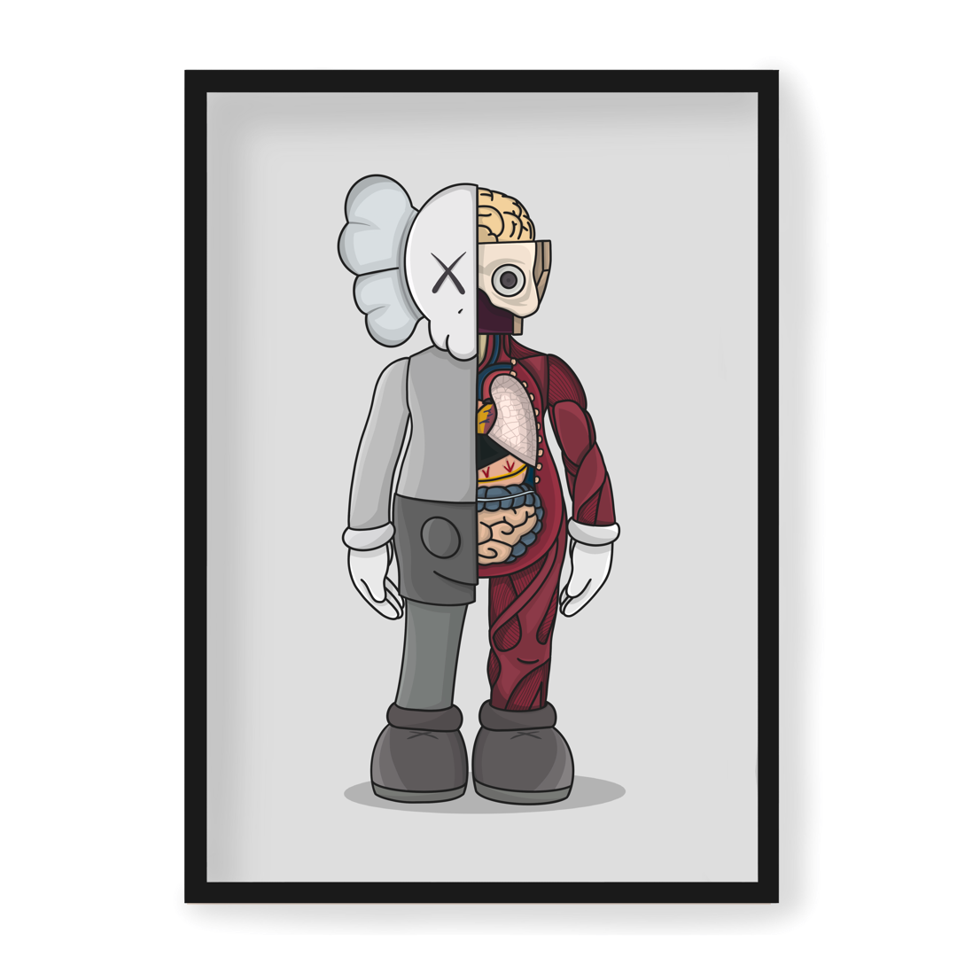 Poster Kaws Anatomy