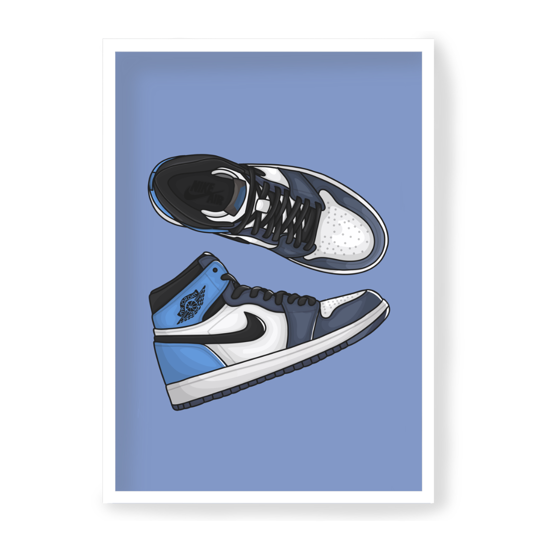 Poster Air Jordan 1 High Obsidian