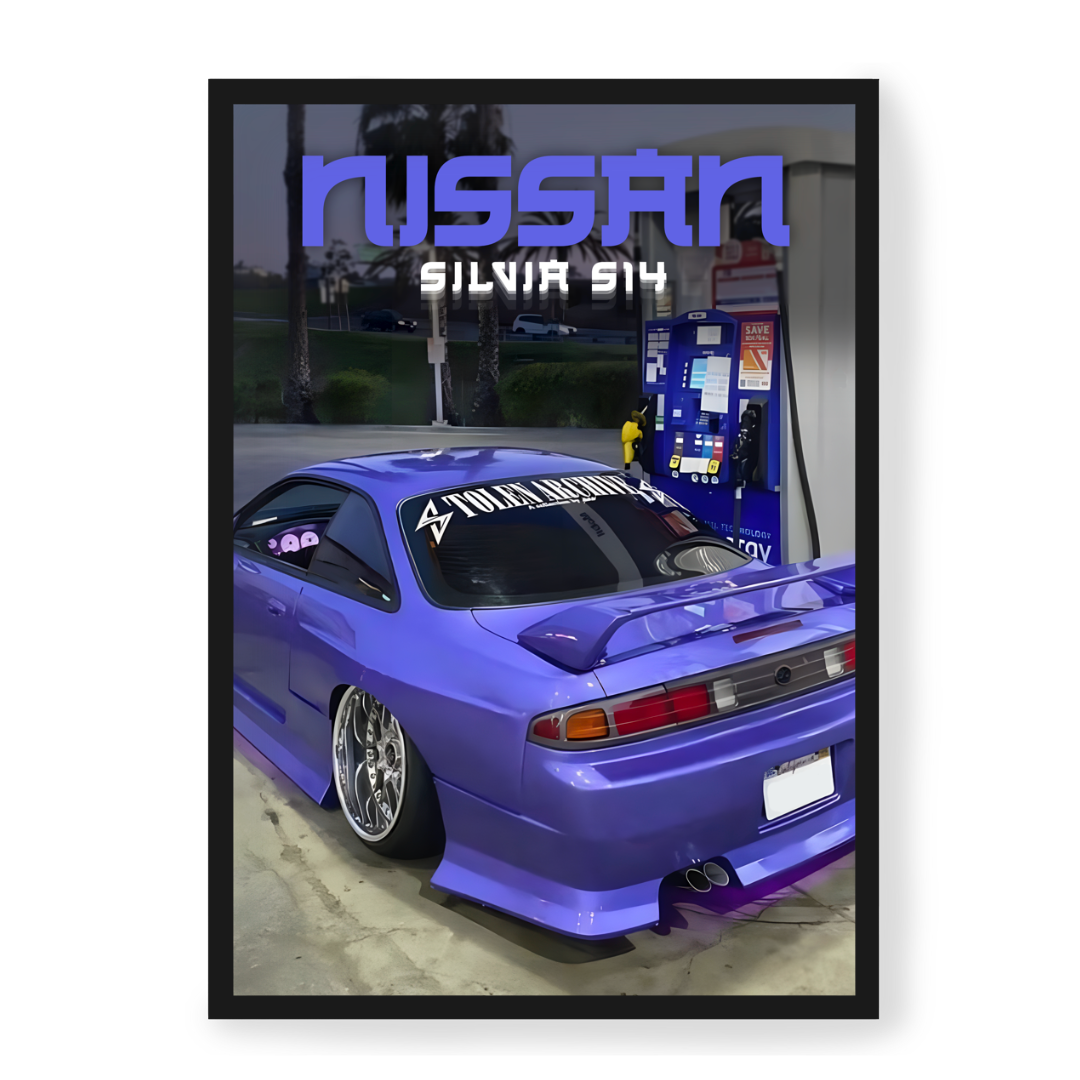 Poster Nissan Silvia S14