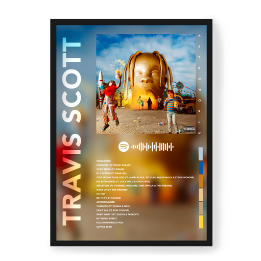 Poster Travis Scott Astroworld