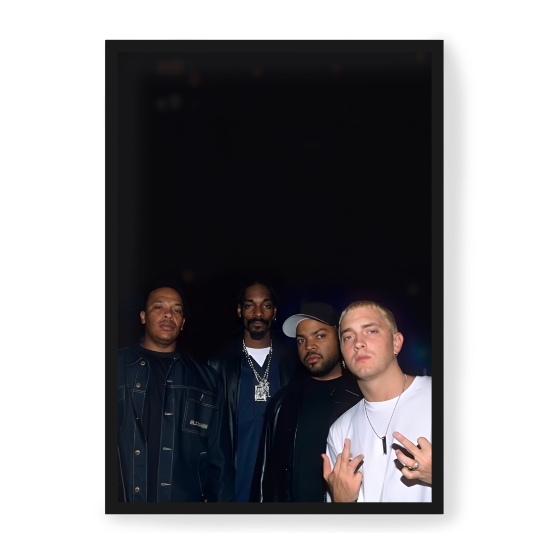 Poster Eminem & Ice Cube & Snoop & Dr. Dre