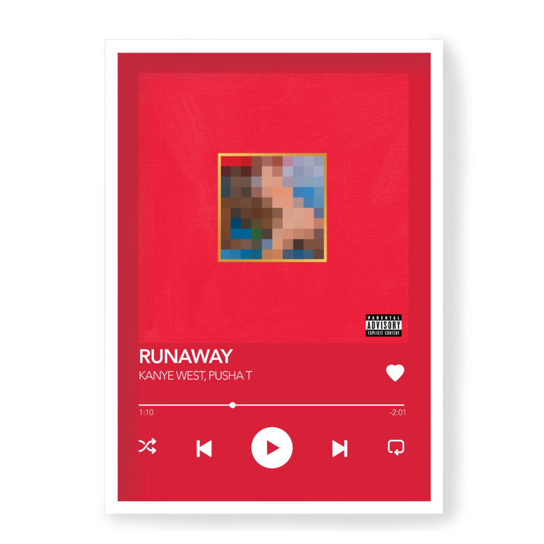 Poster Kanye West Runaway