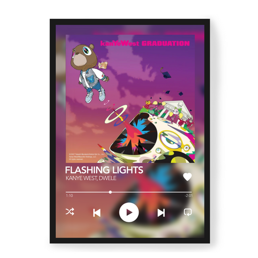 Poster Kanye West Flashing Lights