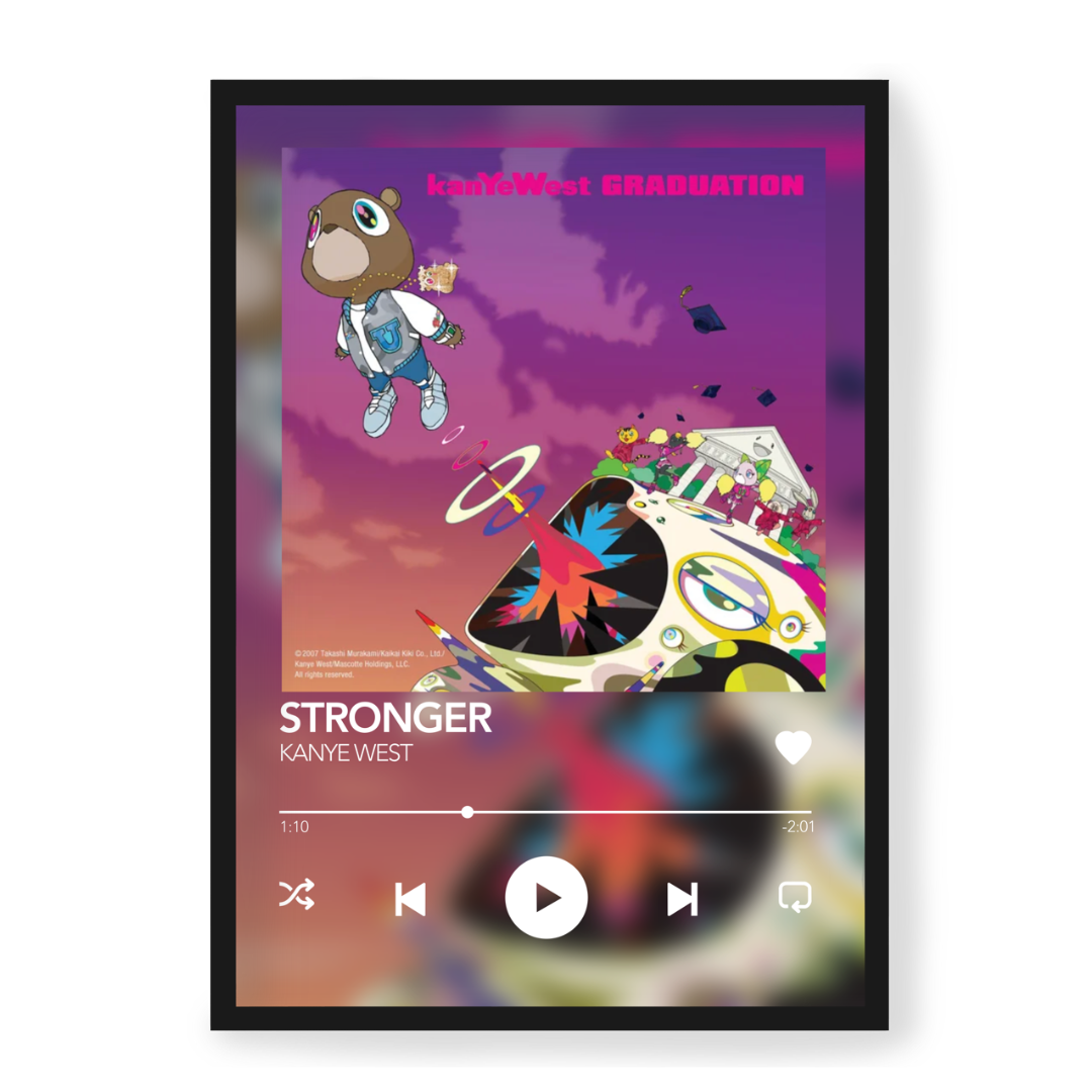 Poster Kanye West Stronger