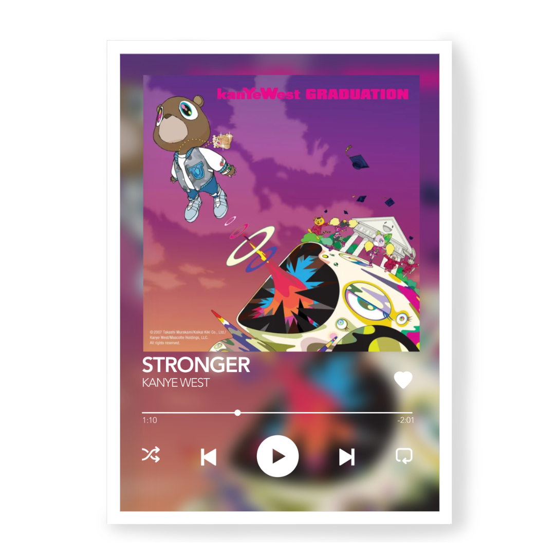 Poster Kanye West Stronger