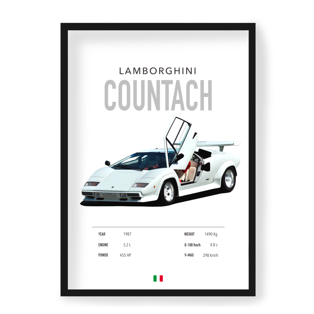Poster Lamborghini Countach