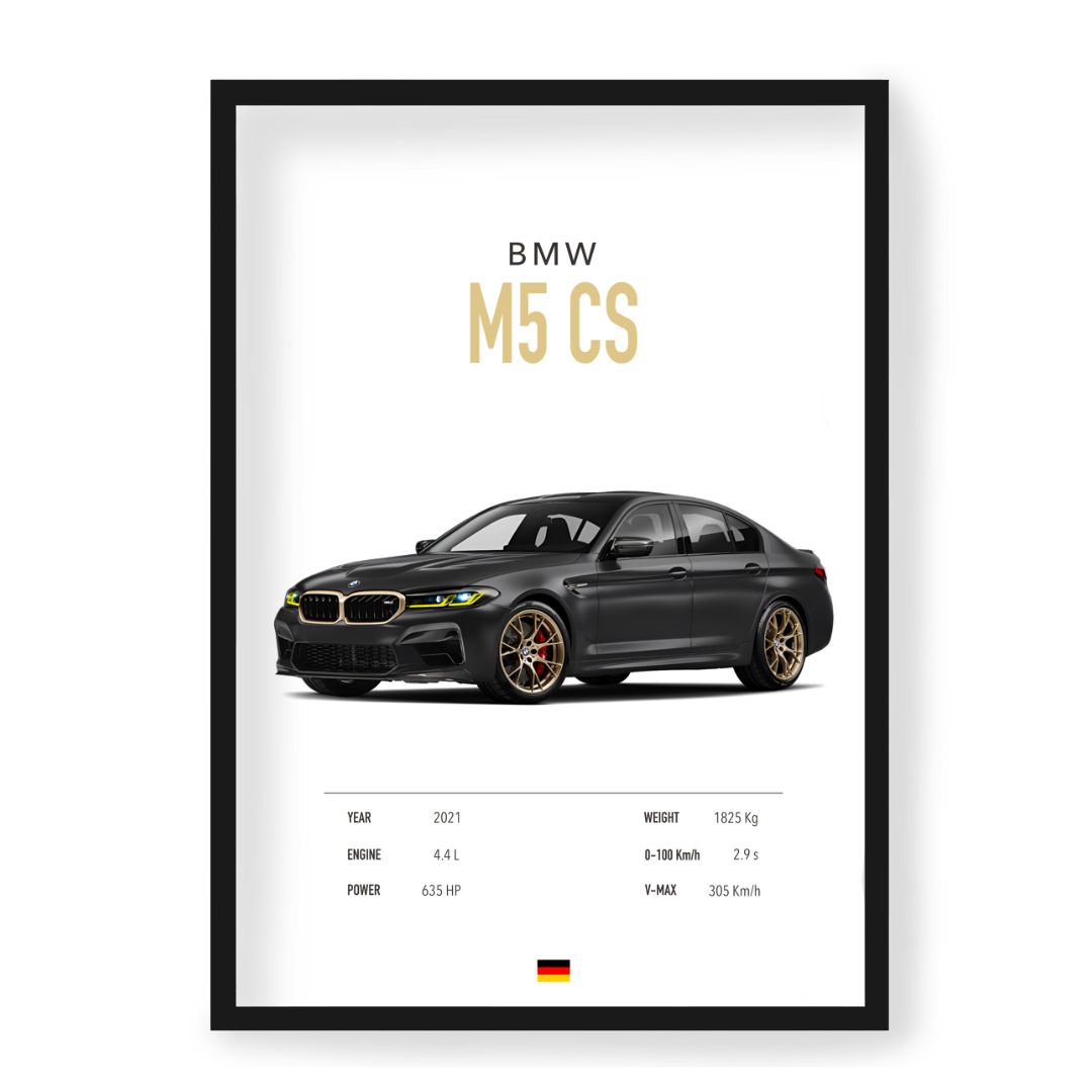 Poster BMW M5 CS