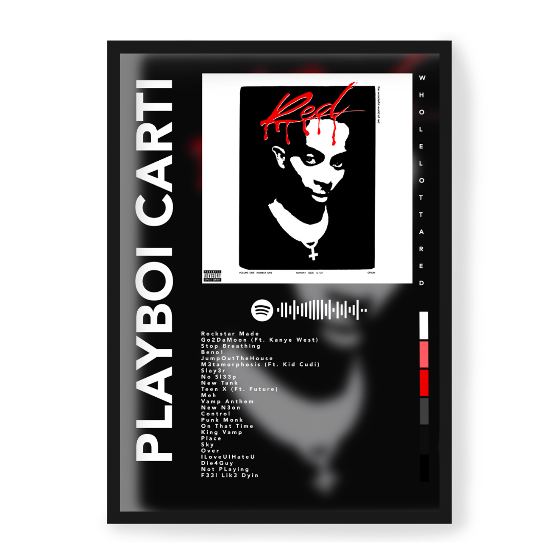 Poster Playboi Carti Whole Lotta Red
