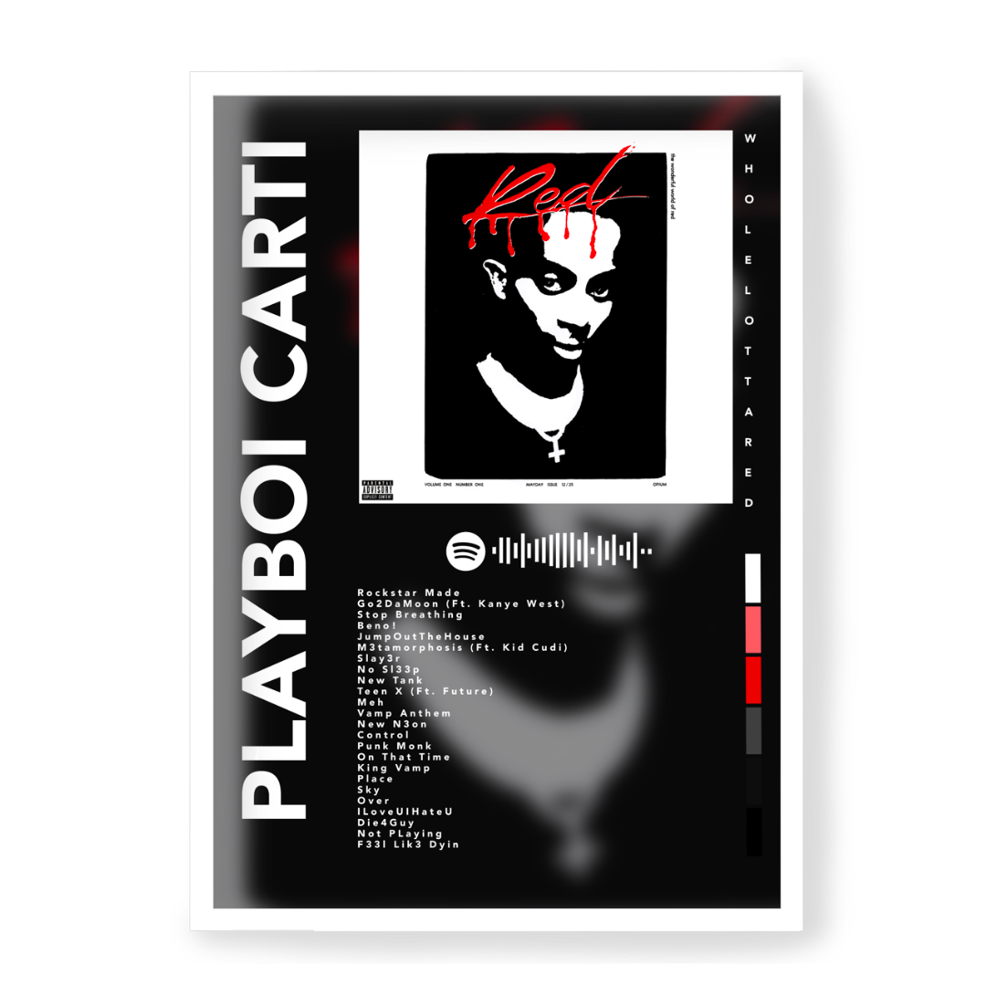 Poster Playboi Carti Whole Lotta Red