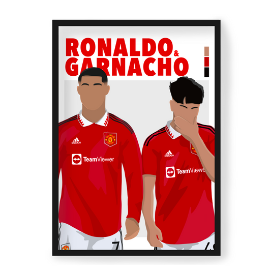 Poster Ronaldo & Garnacho