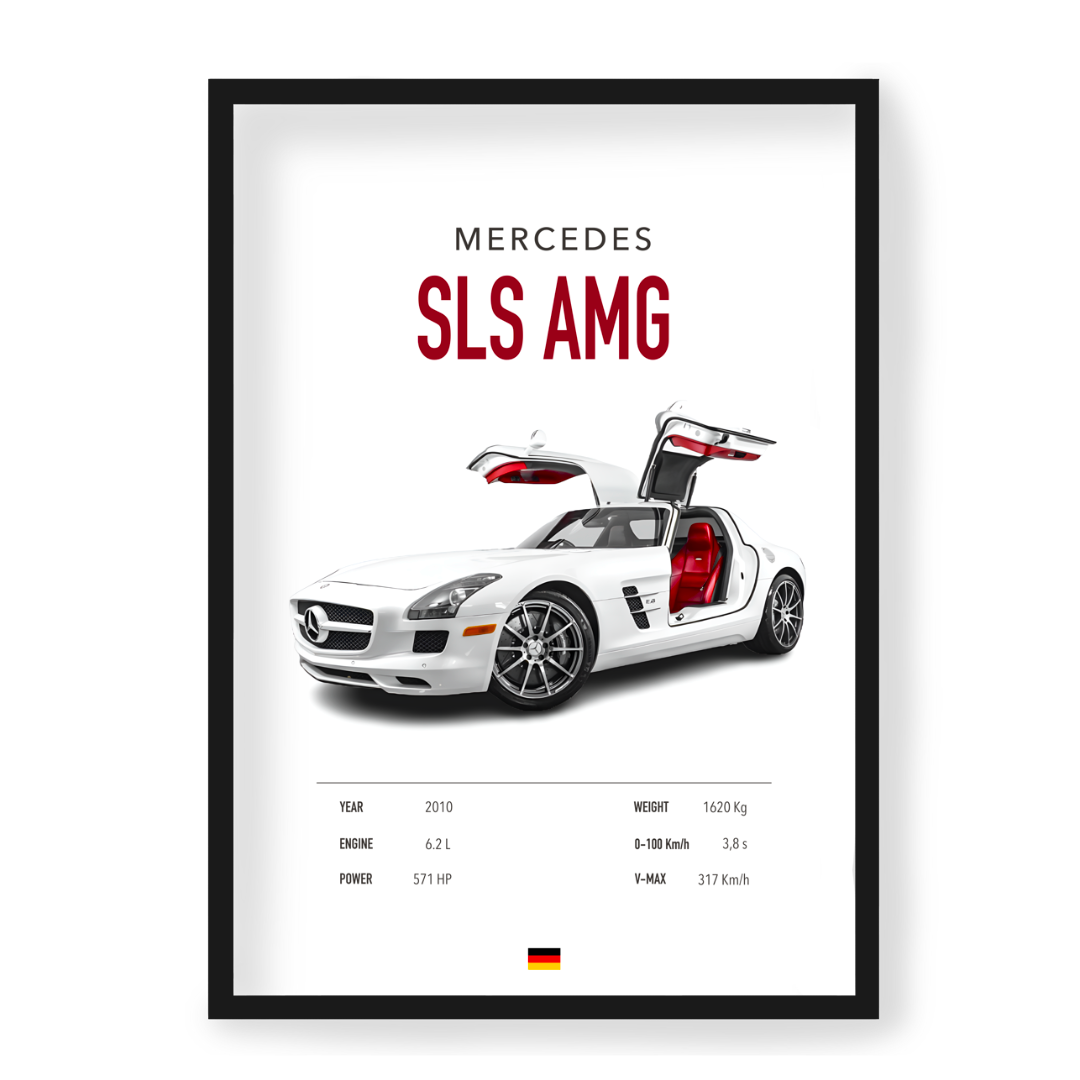 Poster Mercedes SLS AMG