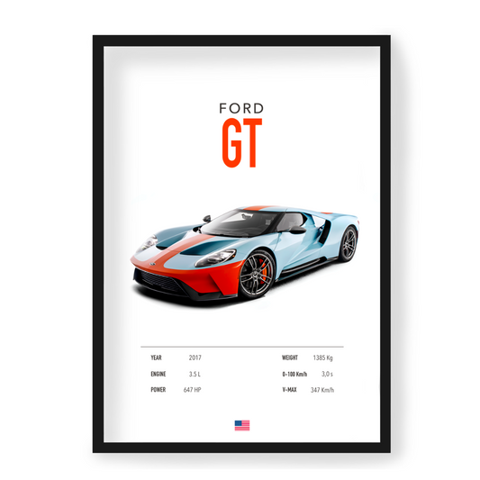 Poster Ford GT