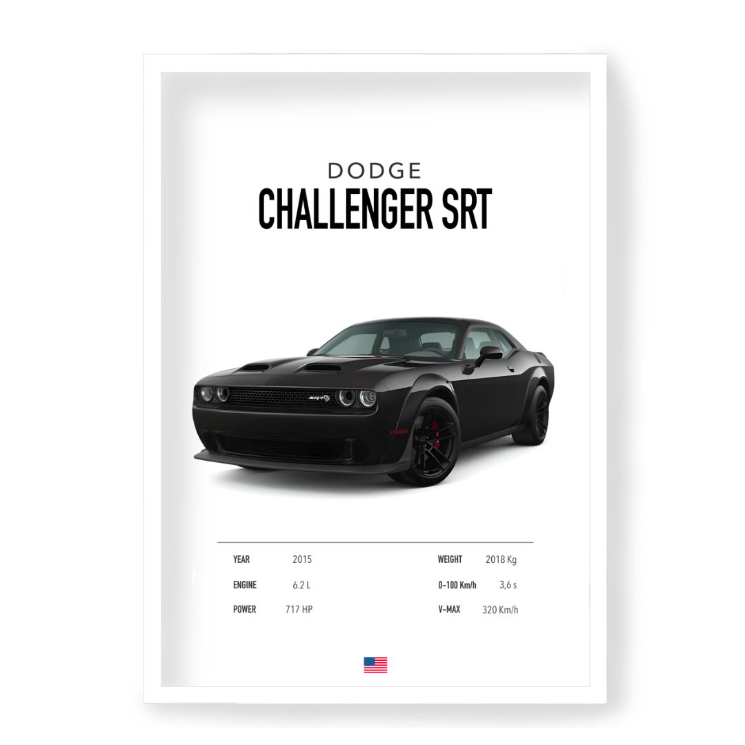 Poster Dodge Challenger SRT