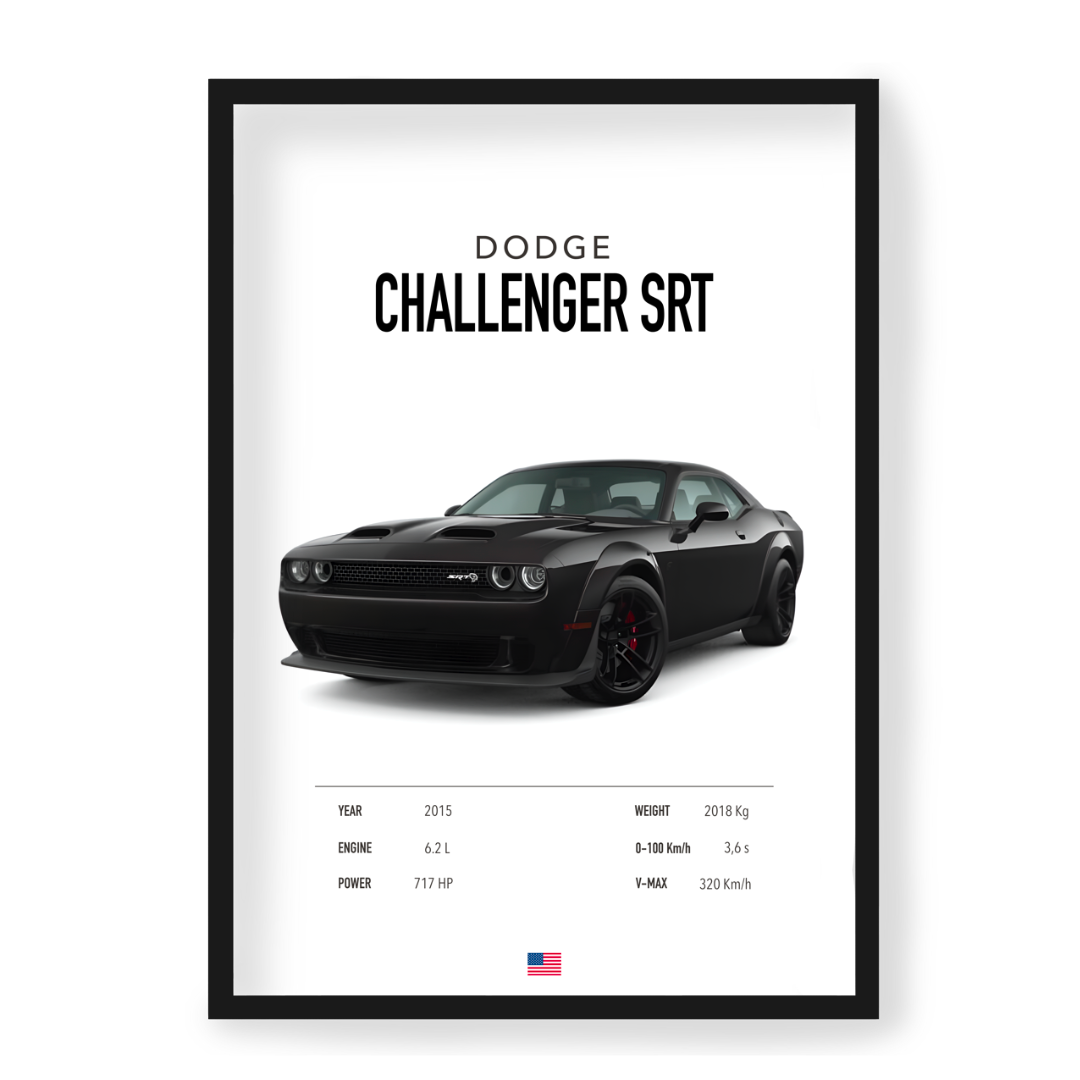 Poster Dodge Challenger SRT