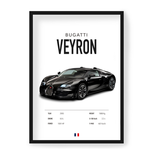 Poster Bugatti Veyron