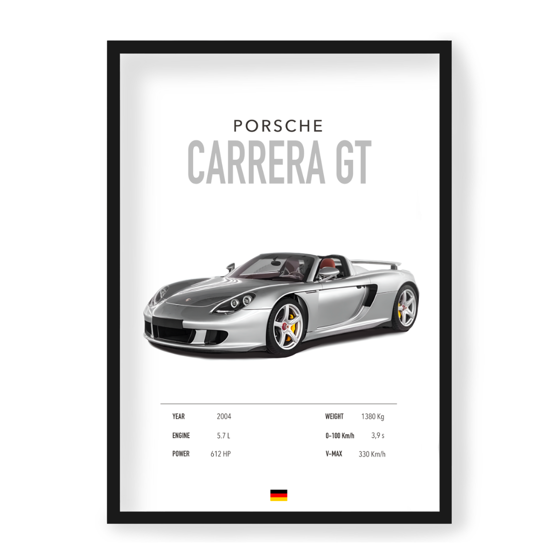Poster Porsche Carrera GT