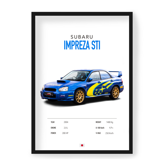 Poster Subaru Impreza STI