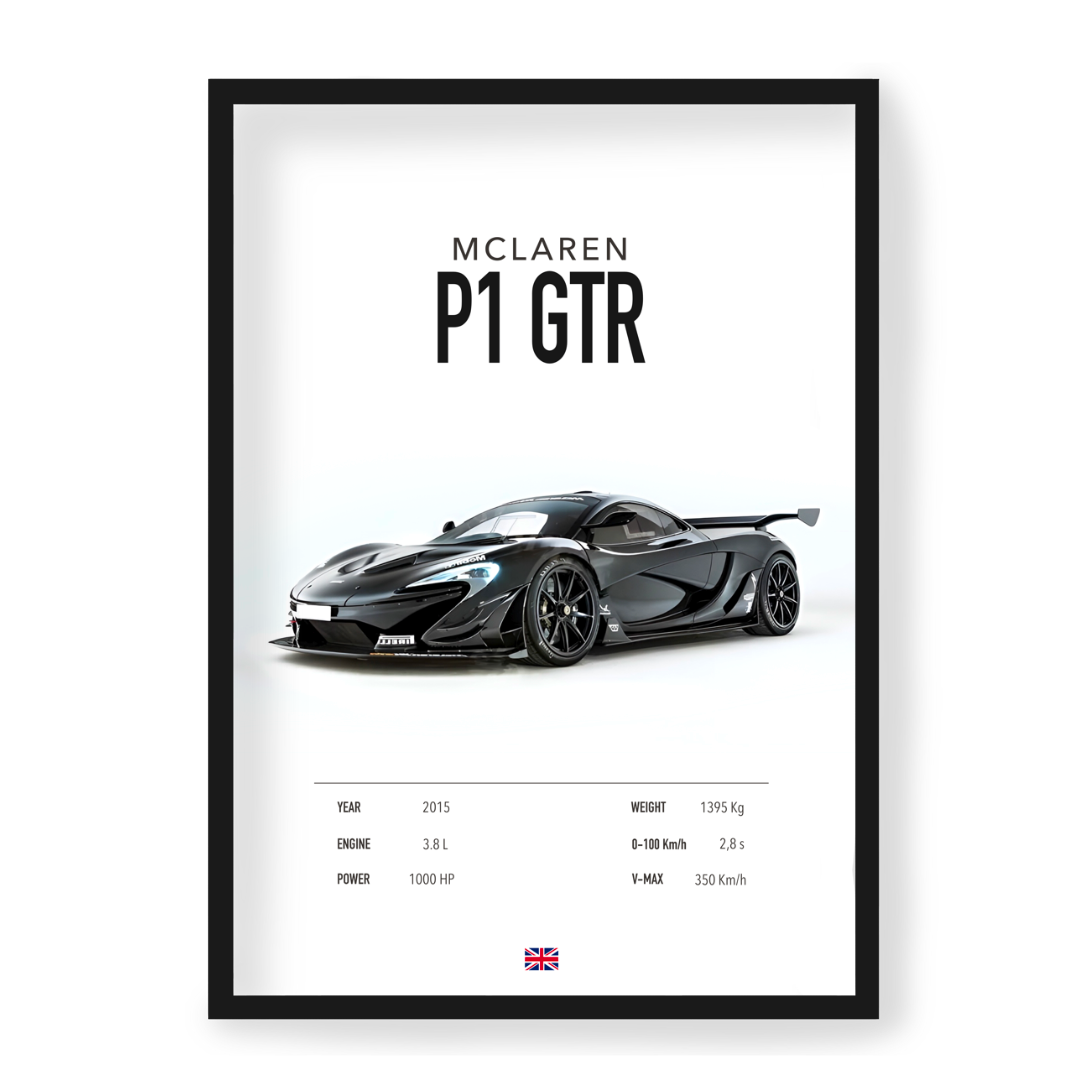 Poster McLaren P1 GTR