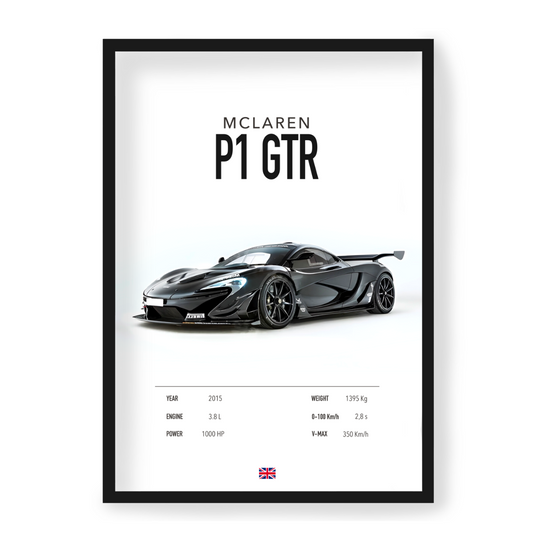 Poster McLaren P1 GTR