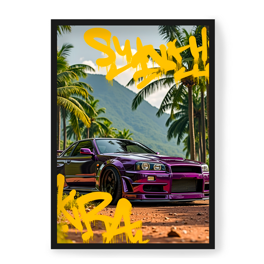 Poster Nissan Skyline R34