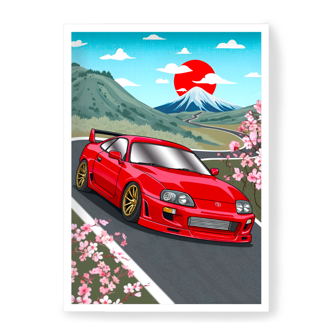 Poster Toyota Supra MK4