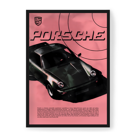 Poster Porsche