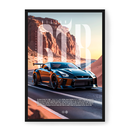 Poster Nissan GTR