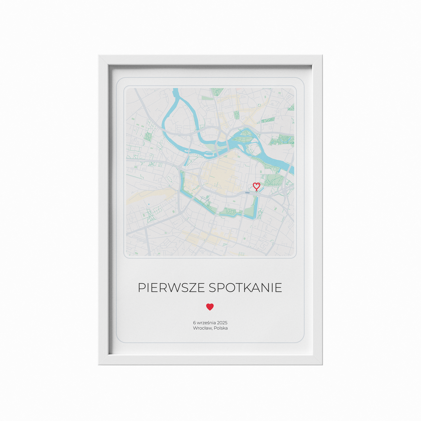Plakat Mapa Pierwsze Spotkanie Dla Par