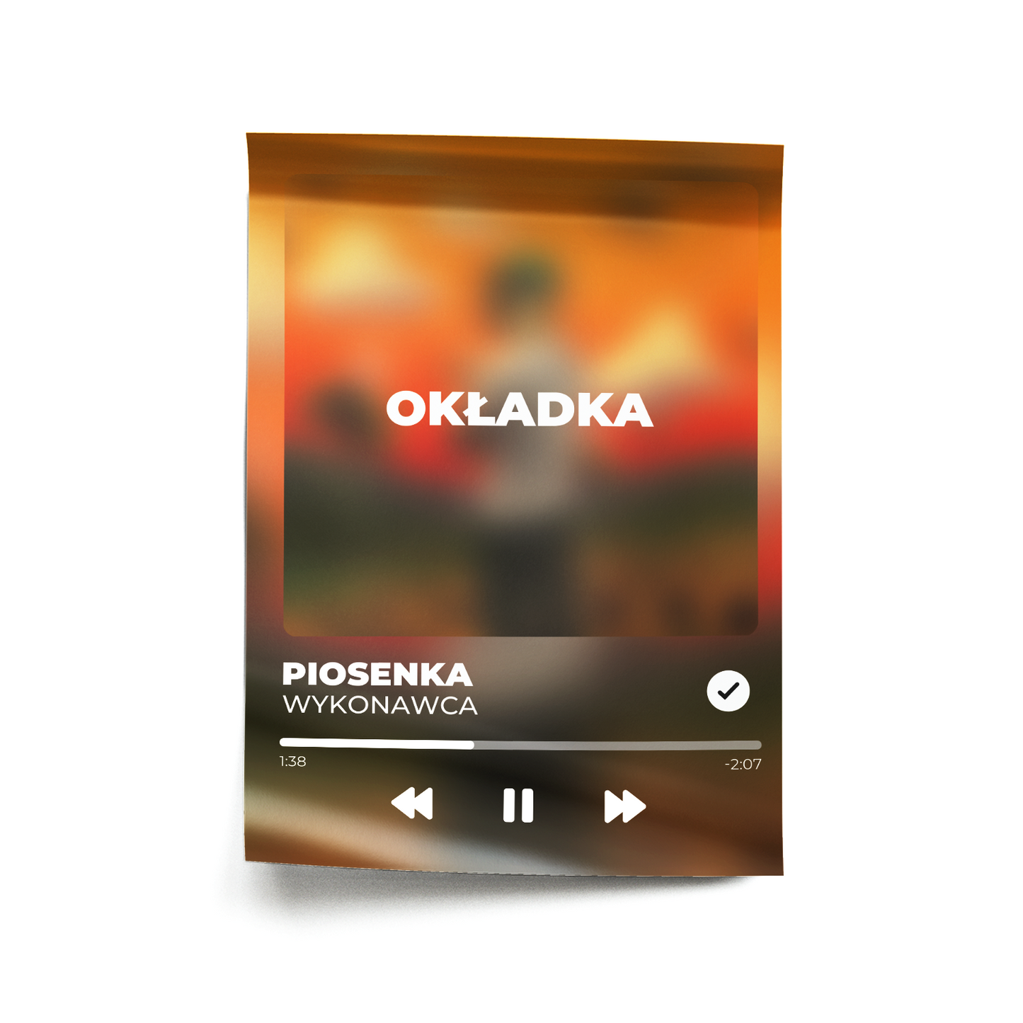 Plakat z własną piosenką 1.2