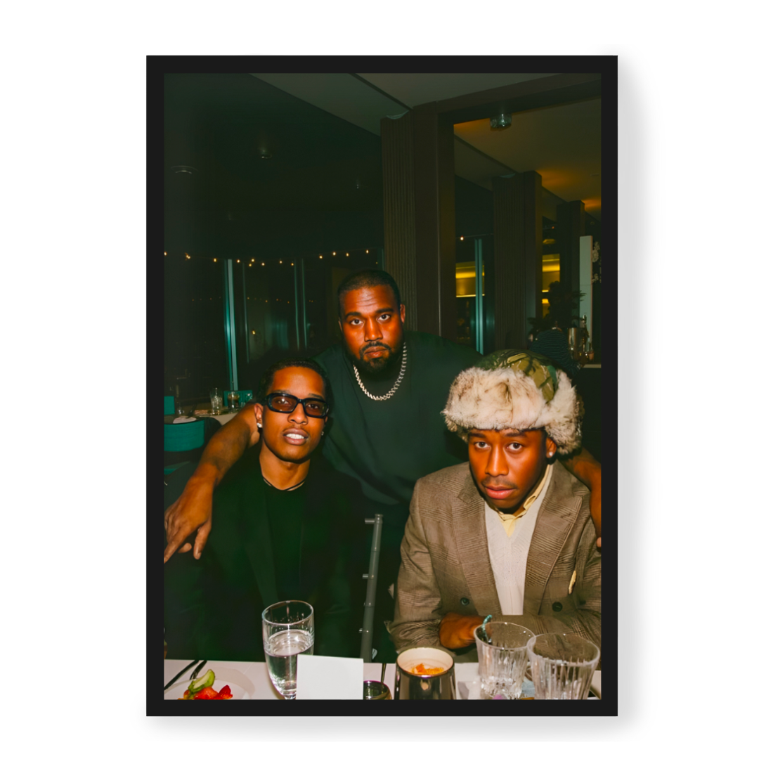 Poster ASAP & Tyler & Kanye