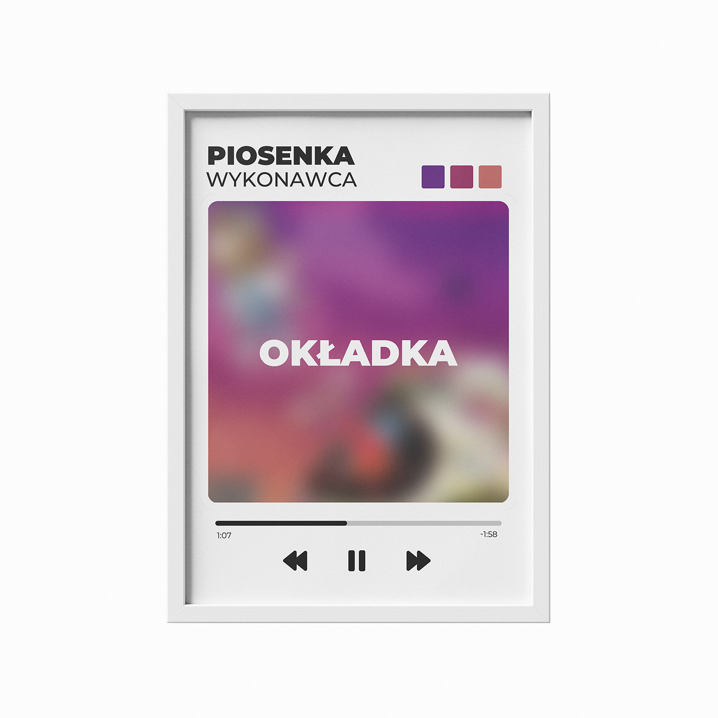 Plakat z własną piosenką 2.1