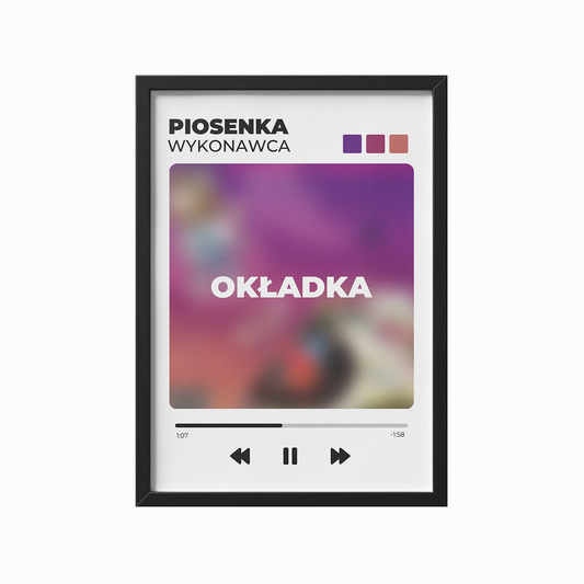 Plakat z własną piosenką 2.1