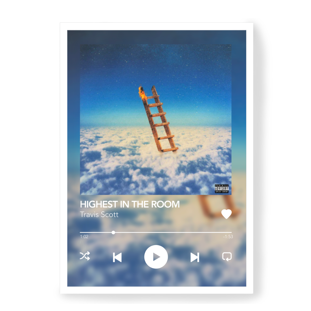 Poster Travis Scott Highest In The Room