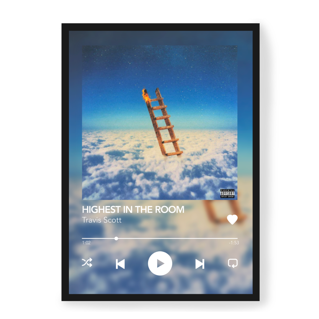 Poster Travis Scott Highest In The Room