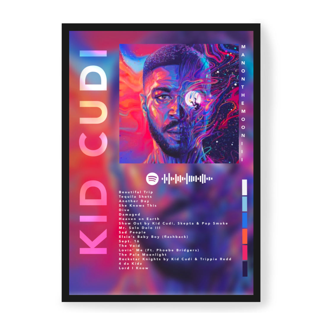 Poster Kid Cudi Man On The Moon III
