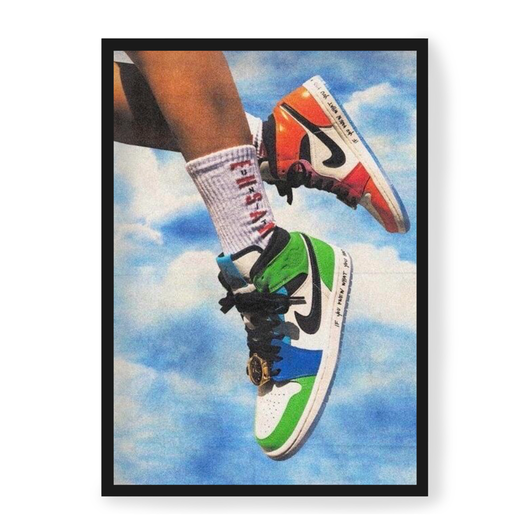 Poster Nike Jordan 1 Mid Fearless