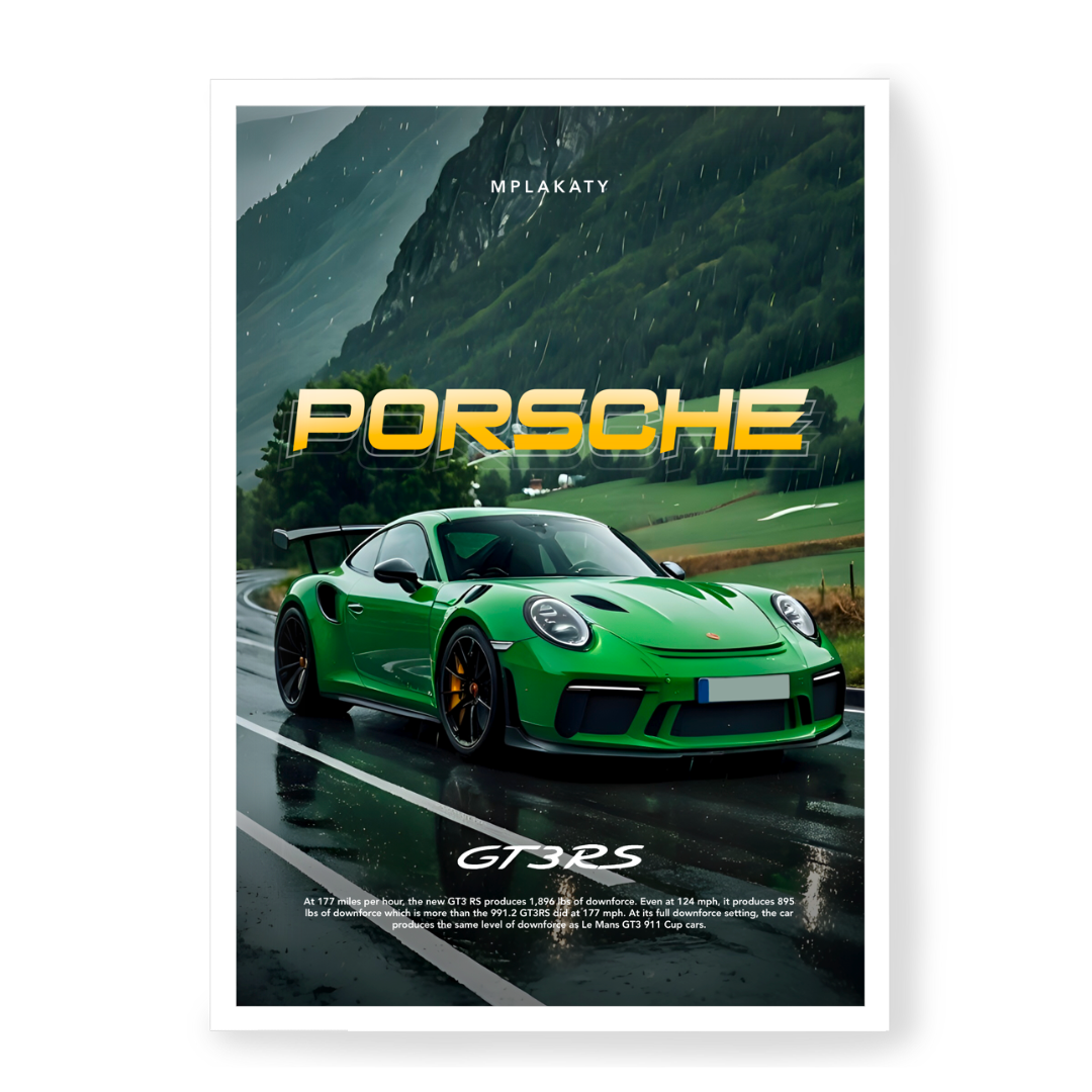 Poster Porsche 911 GT3 RS