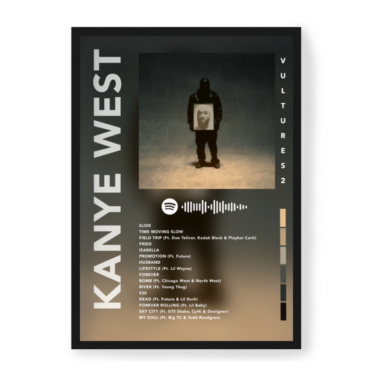 Poster Kanye West Vultures 2
